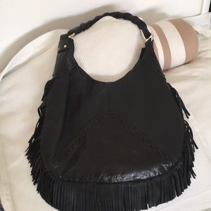 Black 100% leather handbag